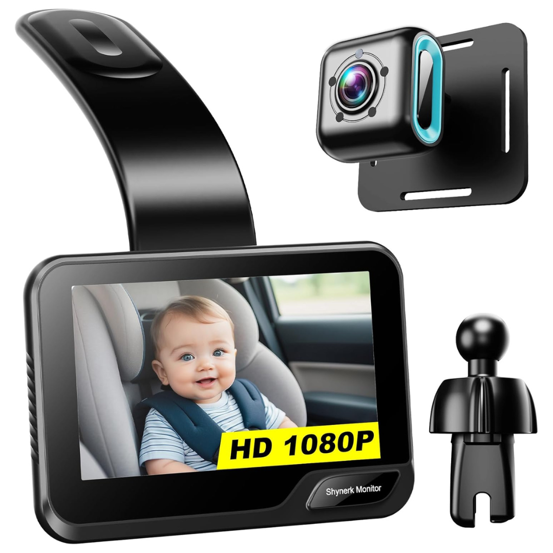 4.3'' HD 1080P Rear Facing Car Baby Monitor With Camera