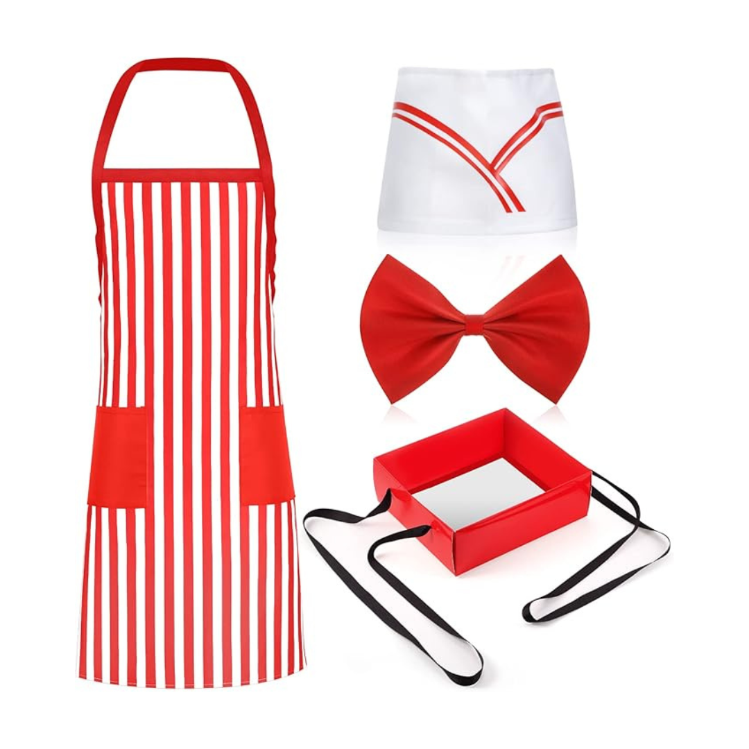 4 Pc. Adult 50s Waiter Costume