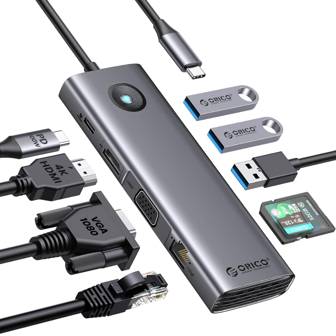 ORICO 9 in 1 USB-C Docking Station