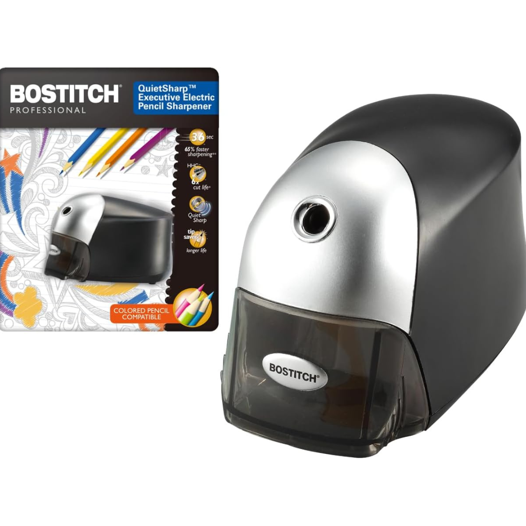 Bostitch QuietSharp Executive Electric Pencil Sharpener