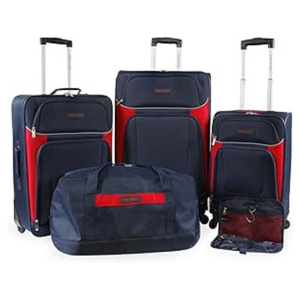 5-Pack Nautica Oceanview Softside Luggage Set