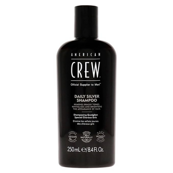 8.4 Fl Oz American Crew Classic Gray Men's Shampoo