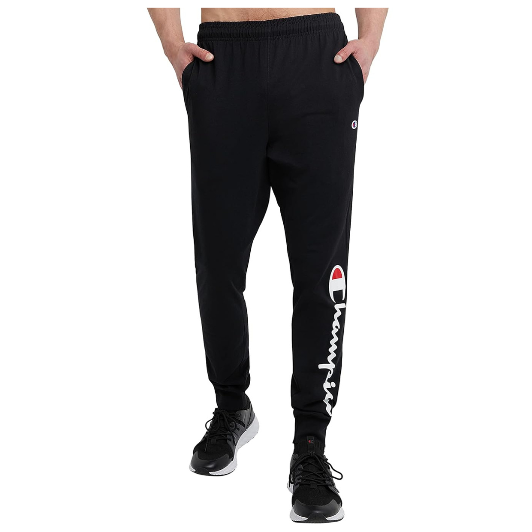 Champion Men's Lightweight Lounge Jersey Graphic Pants (Various)