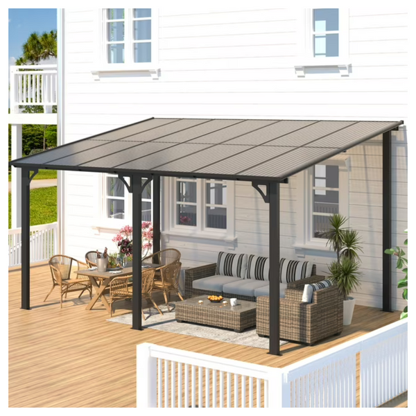 AECOJOY 10' x 14' Hardtop Gazebo Outdoor Aluminum Pergola