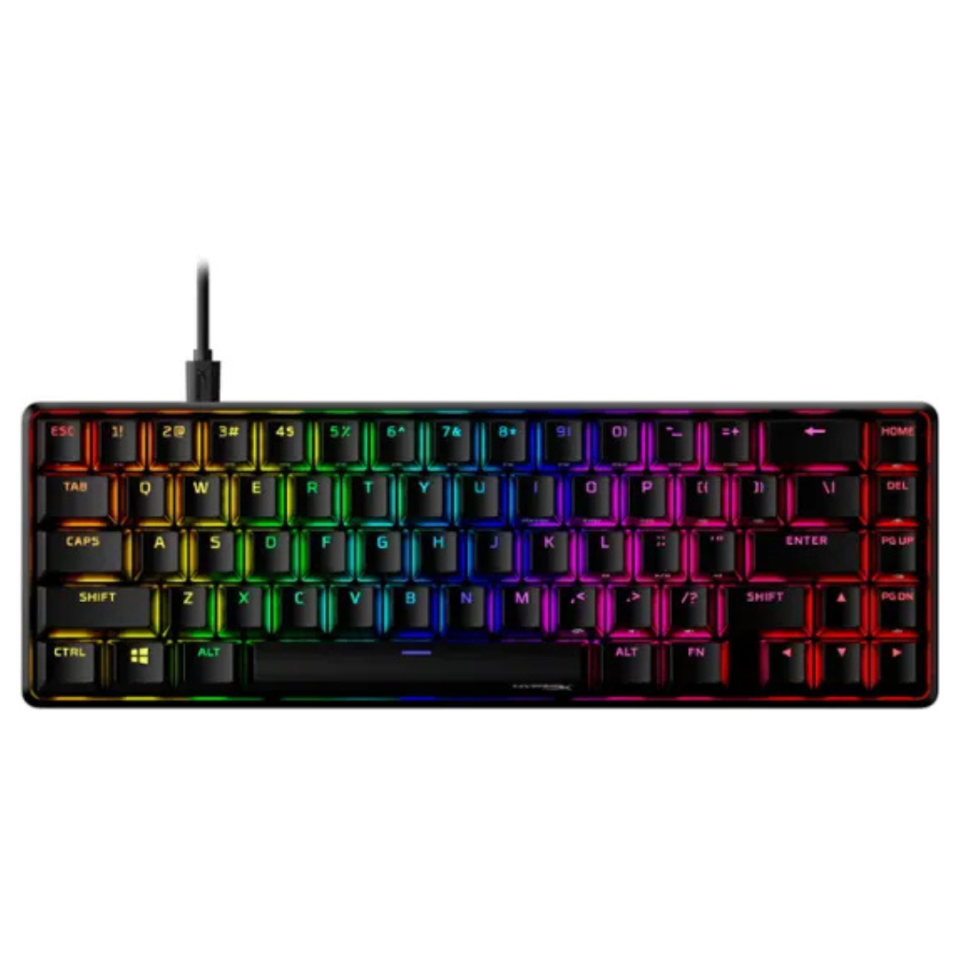 HyperX Alloy Origins 65% Compact Wired Mechanical Gaming Keyboard (Red Linear Switch)