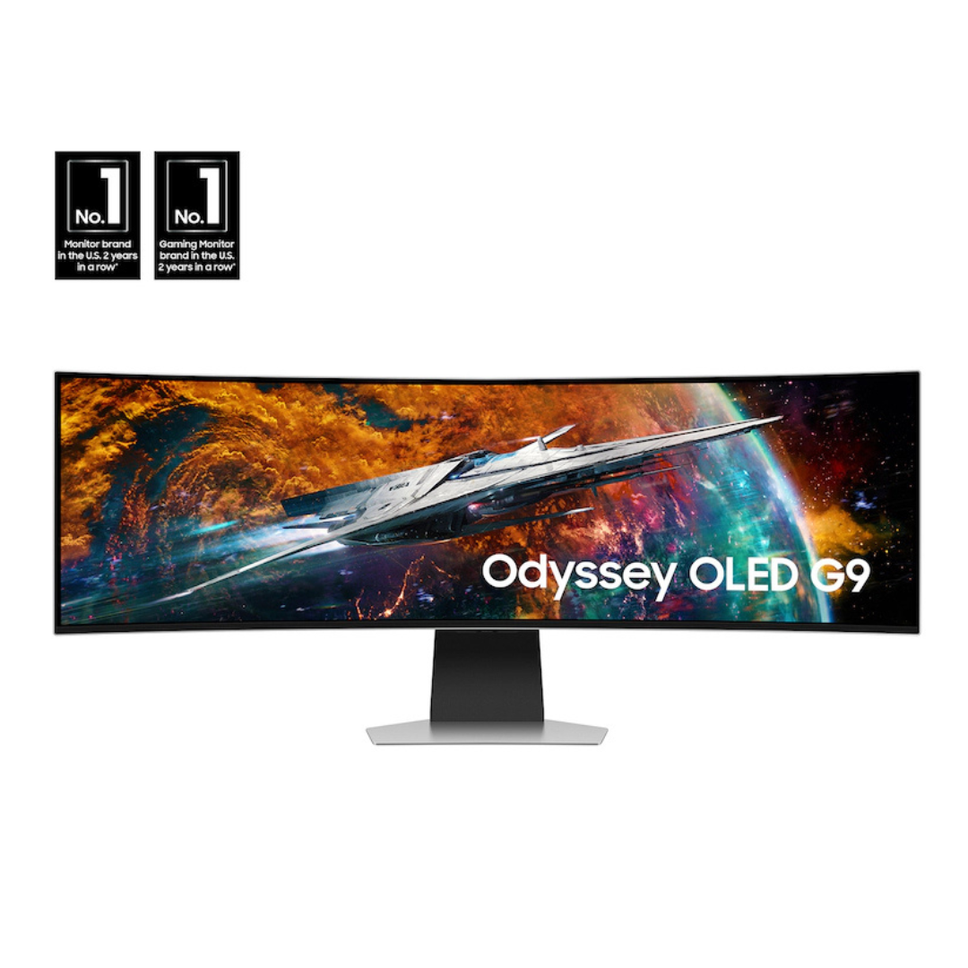 2-Pack Samsung Odyssey G9 49" Ultrawide Curved 0.03ms 240Hz Dual QHD OLED Smart Gaming Monitor