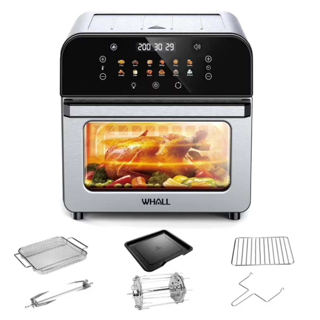 Whall 12qt Touchscreen Air Fryer Oven With 12 Pre-Set Menus