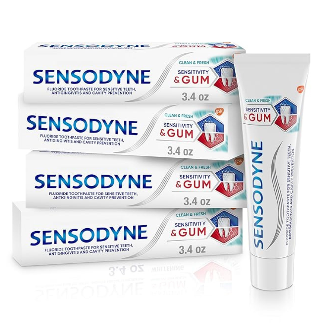 4-Count 3.4Oz Sensodyne Sensitivity & Gum Sensitive Toothpaste