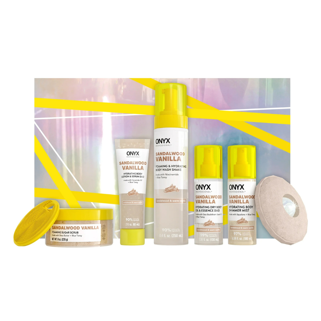 ONYX Professional Sandalwood Vanilla Body Faves Gift Set