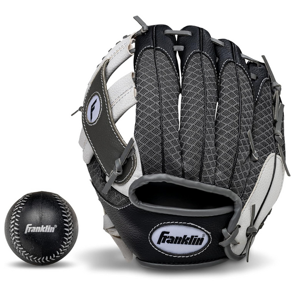 Franklin Sports Kids Baseball Gloves + Ball Set (9.5")