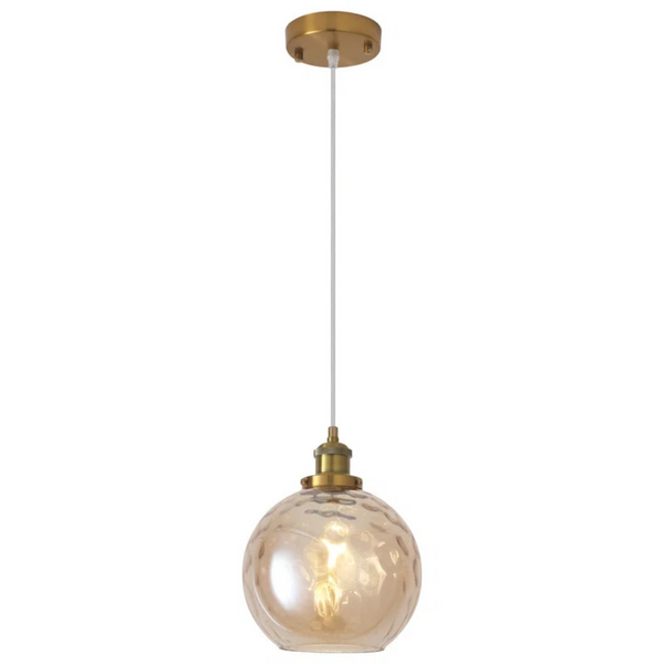 Breakwater Bay Joulane 1 Light 8" Wide Modern Rustic Globe Single Pendant Lighting