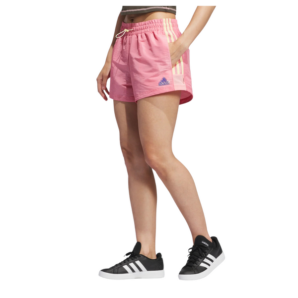 adidas Women's Sunglass Pack Woven Shorts (Semi Pink Spark)