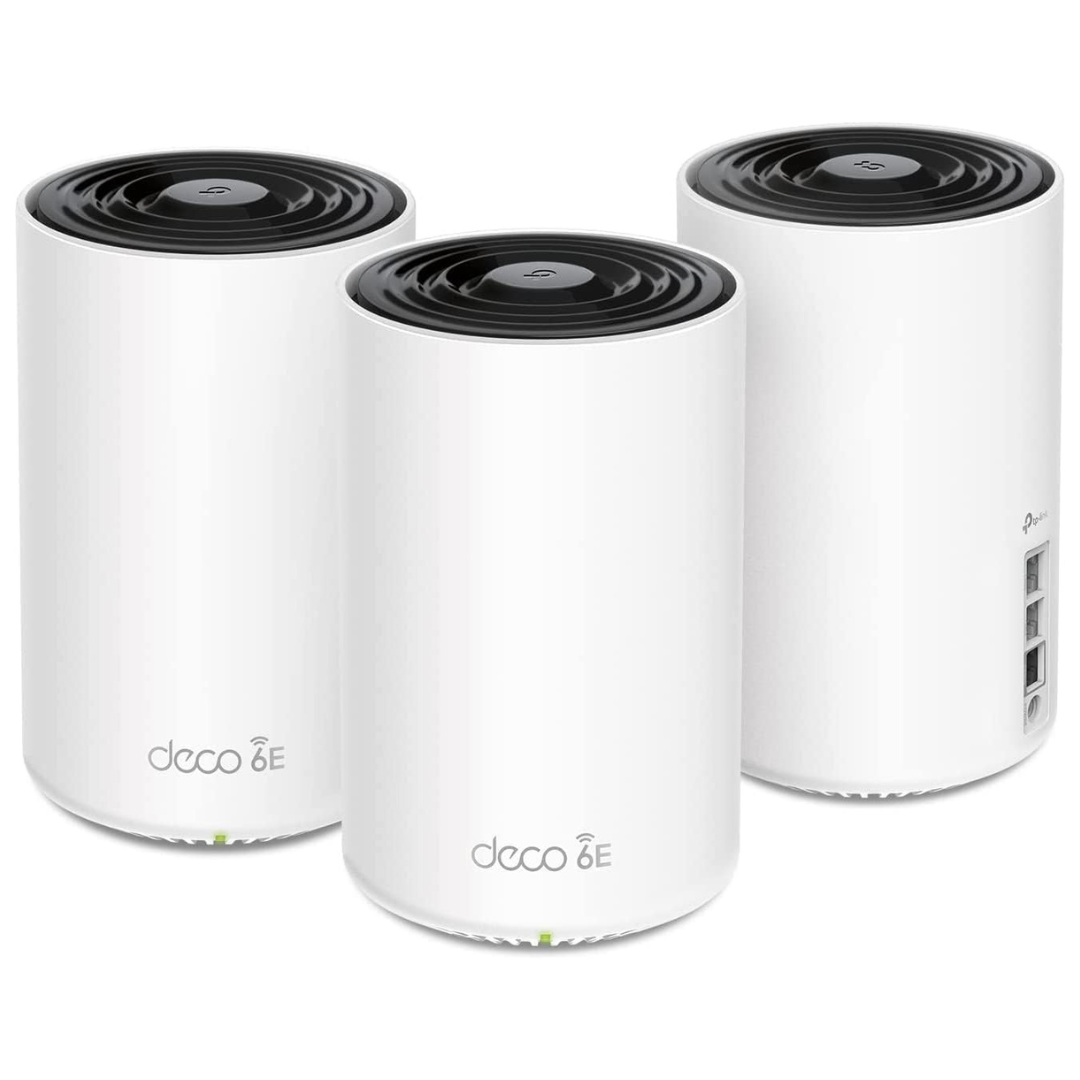 3-Pack TP-Link Deco AXE5400 Tri-Band WiFi 6E Mesh System