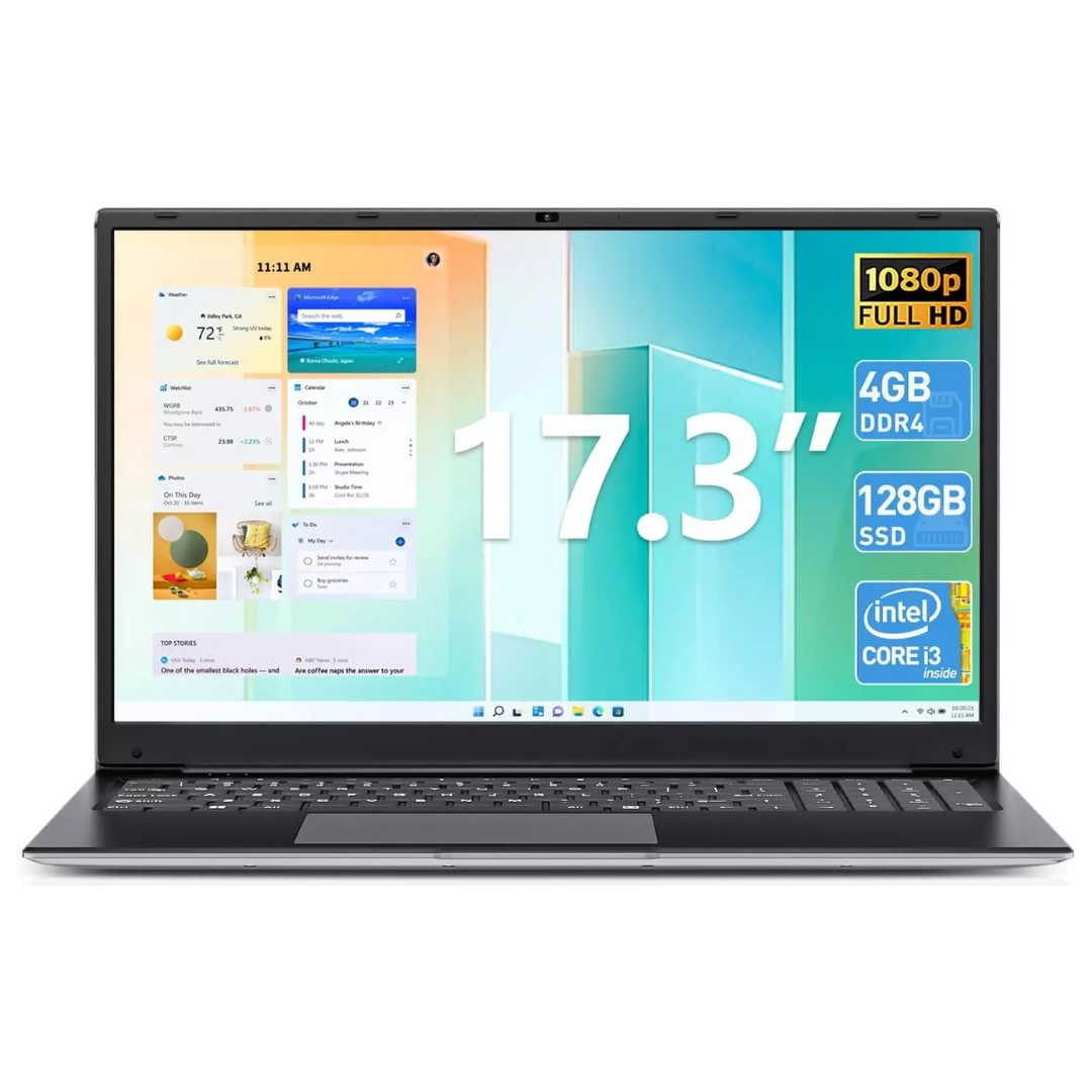 SGIN M17S 17.3" FHD Laptop (Core i3-5005U / 4GB RAM / 128GB SSD)