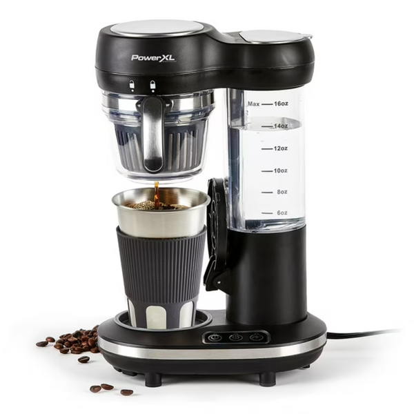 16oz PowerXL Grind And Go Plus Automatic Single-Serve Coffee Machine