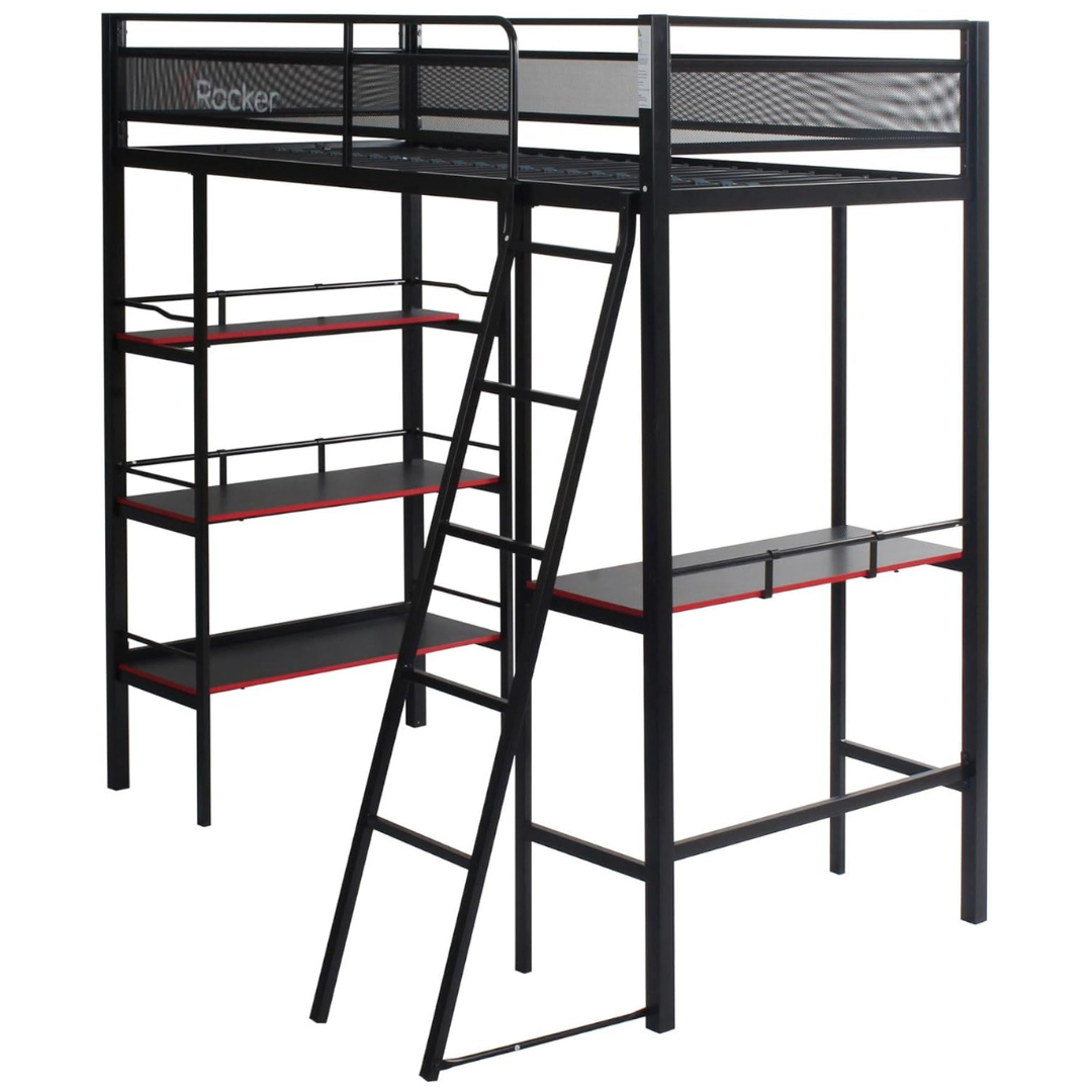 X Rocker HQ Gaming Bunk Bed With LED Lighting