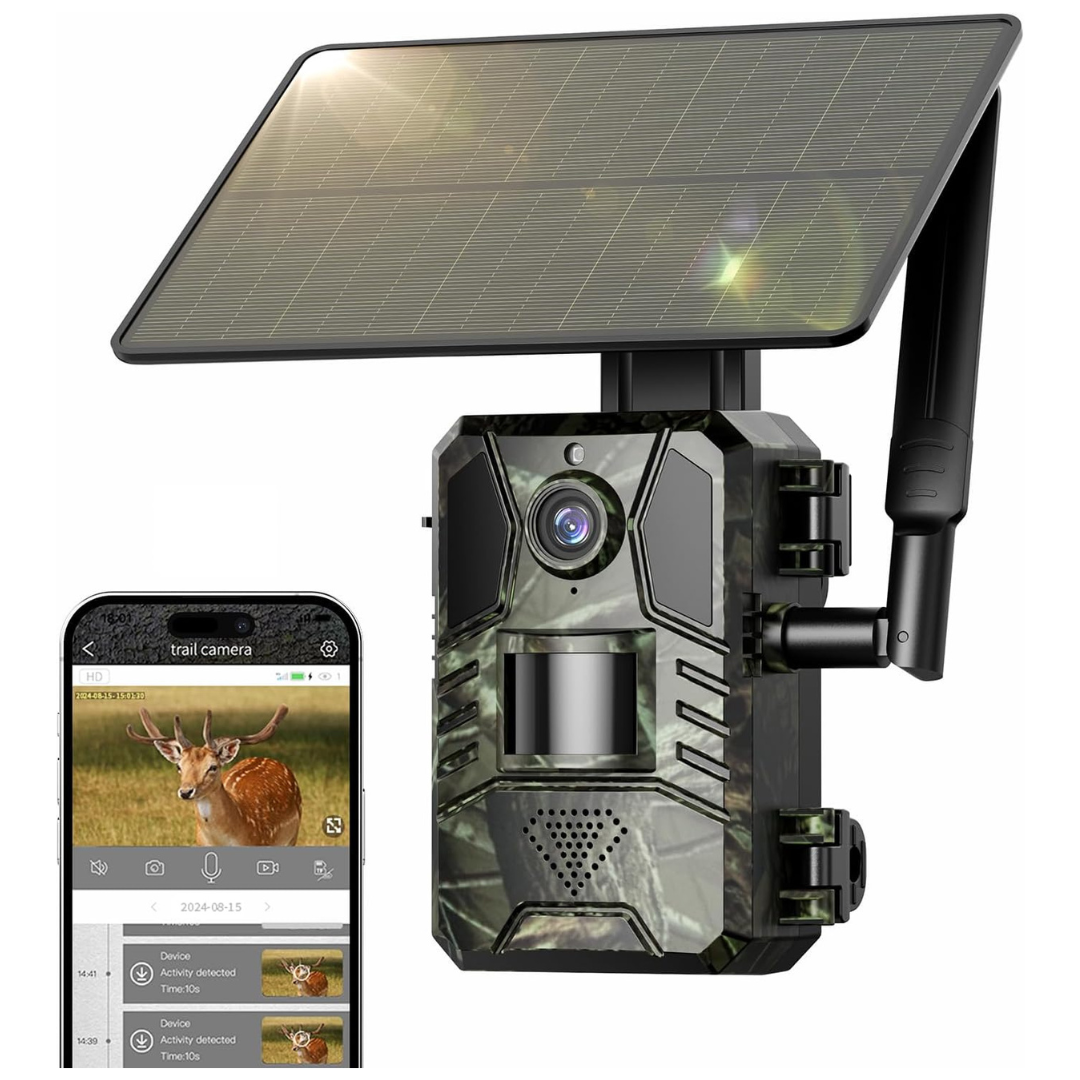 Loatos Solar Powered Cellular Trail Cameras