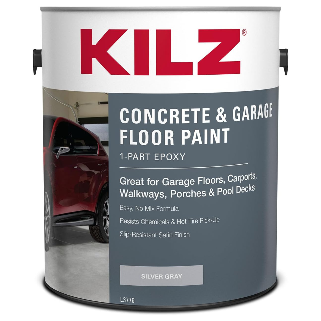 KILZ 1-Part Epoxy Acrylic Interior/Exterior Concrete & Garage Floor Paint