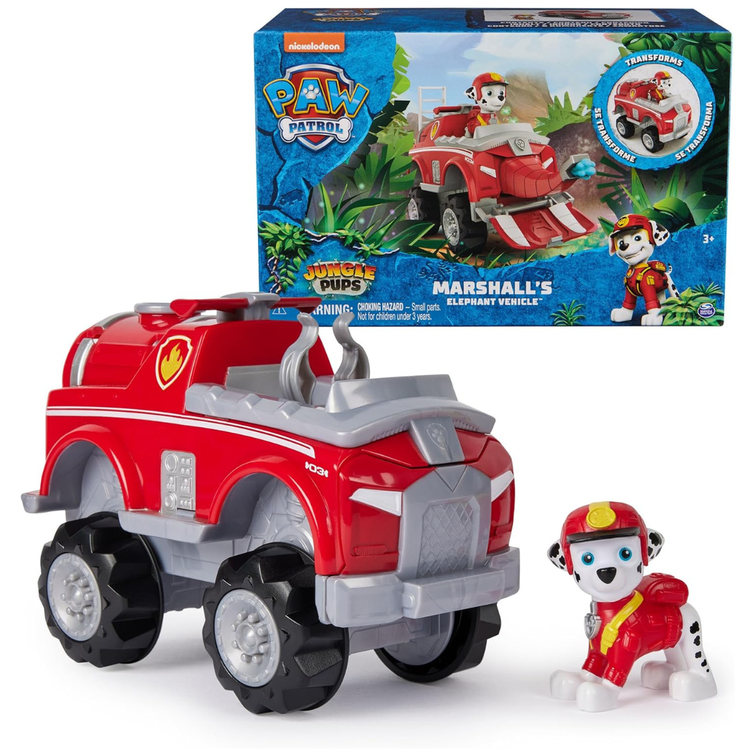 Paw Patrol Jungle Pups Marshall Elephant Toy Truck