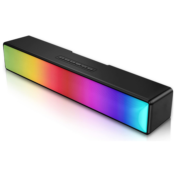 AFK Stereo Sound Bluetooth Gaming Computer Sound Bar with RGB Lights