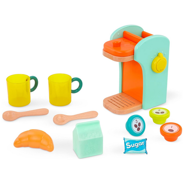 B. toys- Cafe au Play- Pretend Play Wooden Coffee Maker