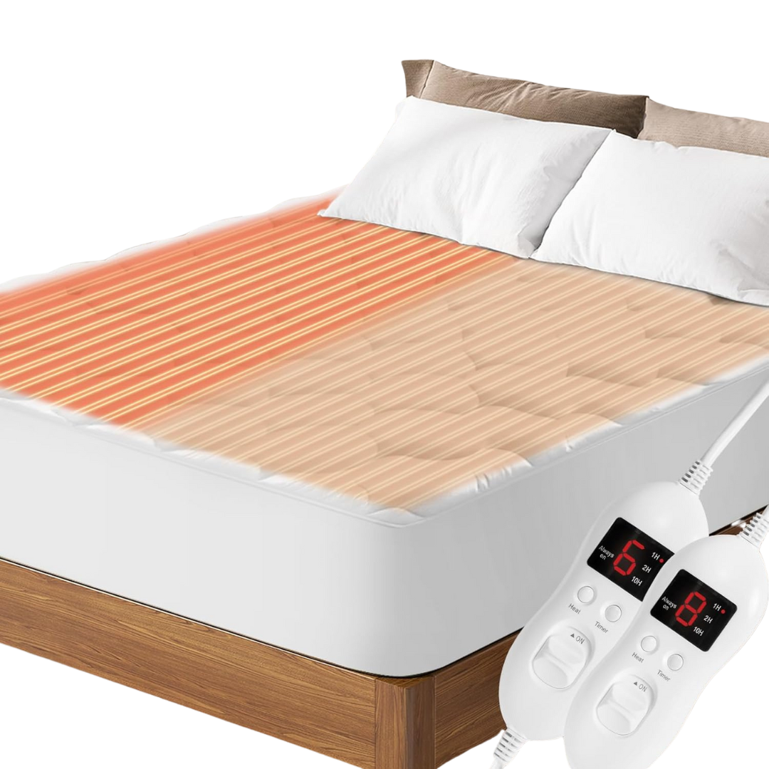 Ayge Queen Size Heated Mattress Pad With Dual Control