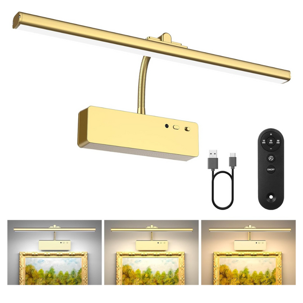 15.35" Wireless Rechargeable Battery Wall Light