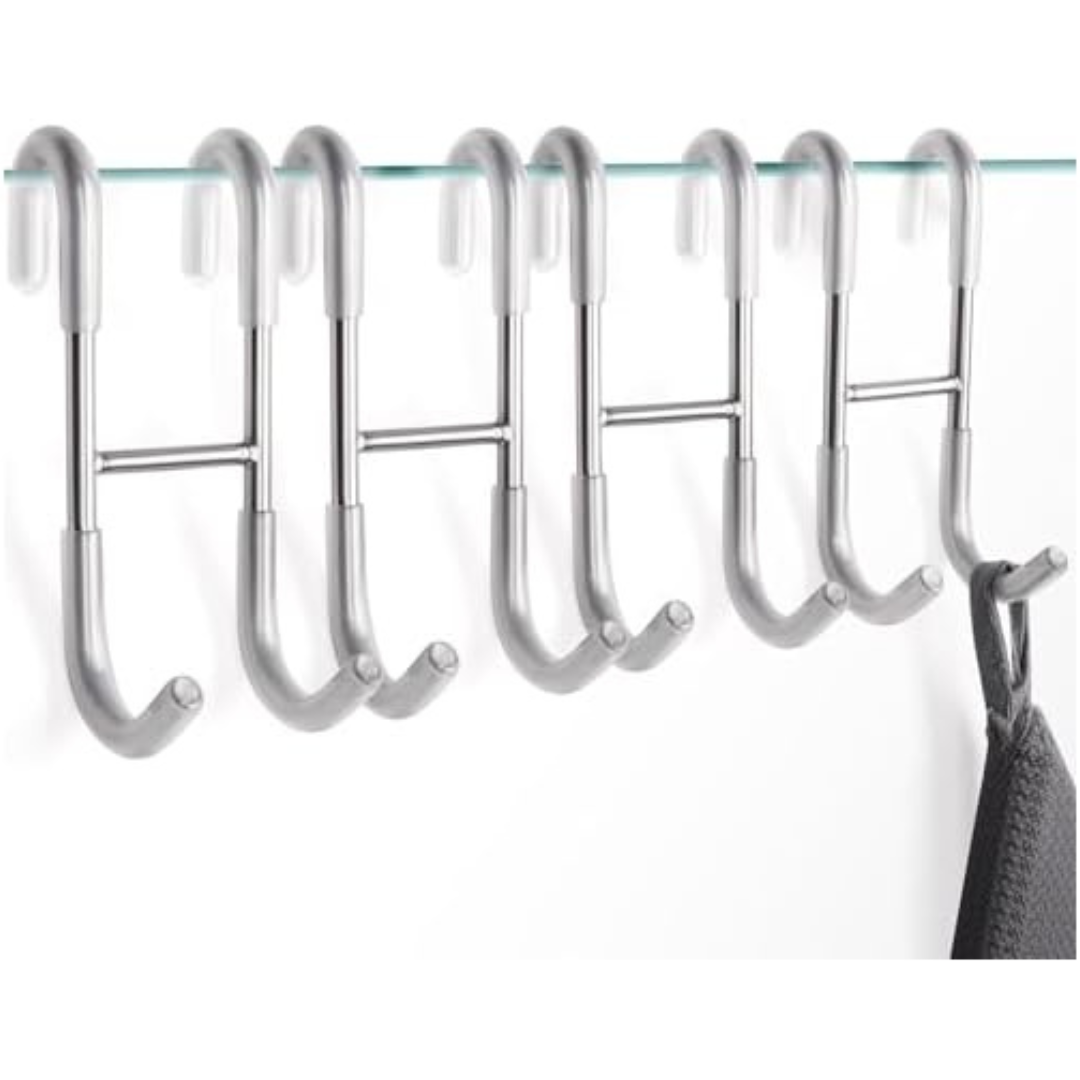 4-Pack Ninetrex Heavy Duty Shower Door Hooks