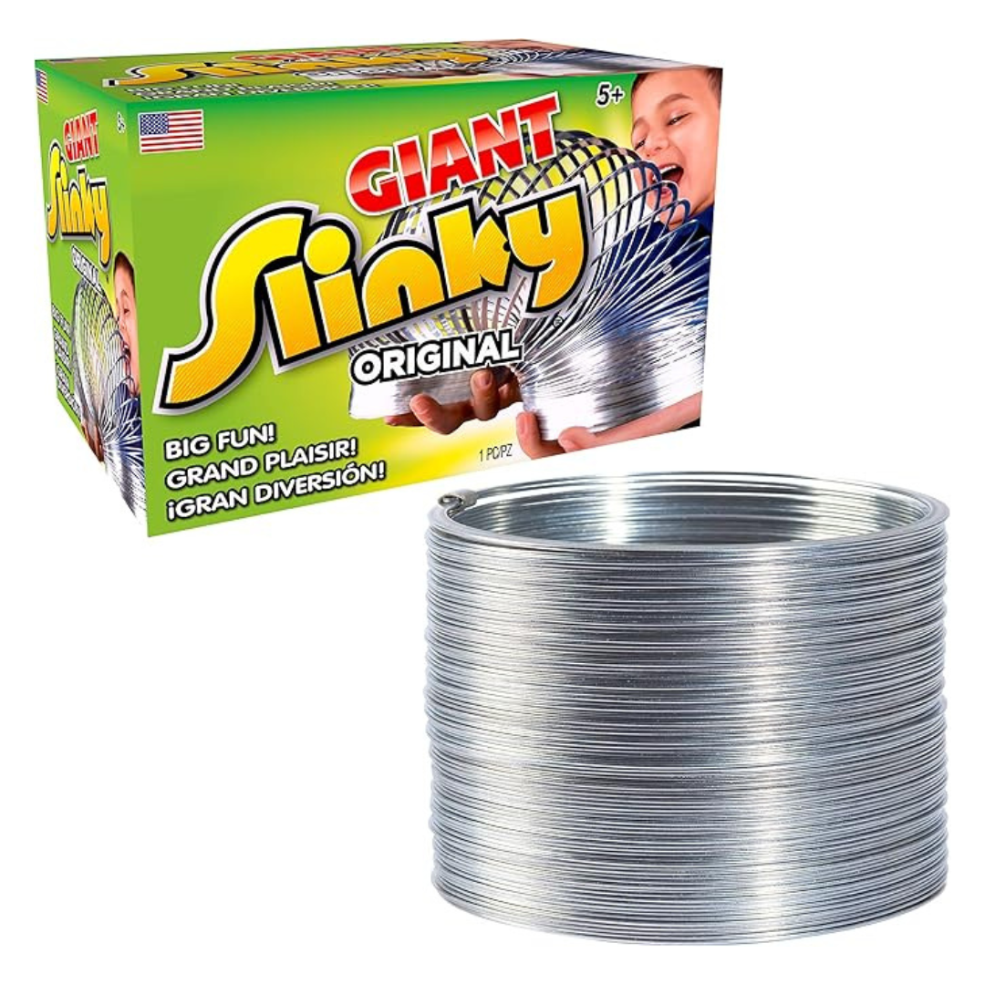 The Original Giant Metal Slinky Walking Spring Toy