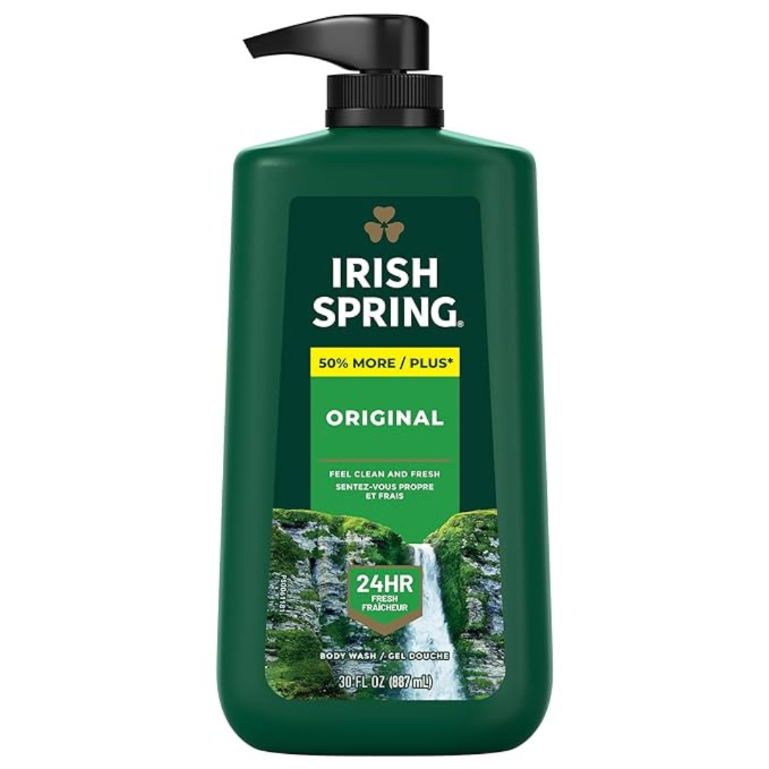 30oz Irish Spring Men's Body Wash Pump (2 Options)