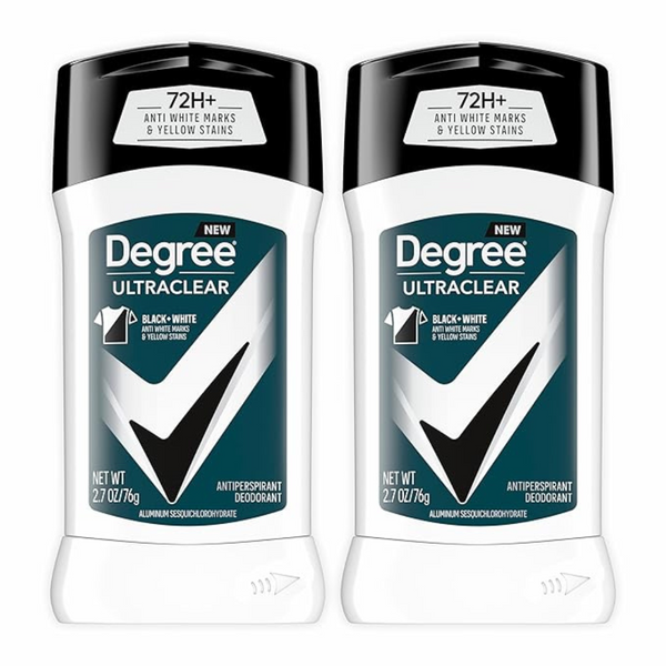 2-Count Degree Men's UltraClear Black+White Antiperspirant Deodorant