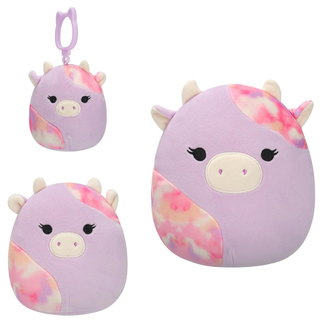 3-Pack Squishmallows Original Suri Sunset Cow