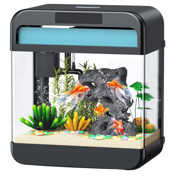 Self Cleaning 2.2 Gal. Fish Tank With Oxygenation