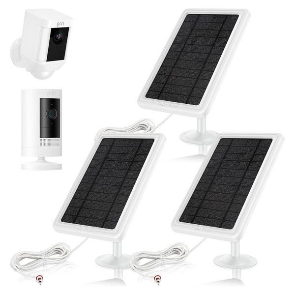 3-Pack 5V 4.5W Output Super Fast Charging Ring Solar Panel Charger