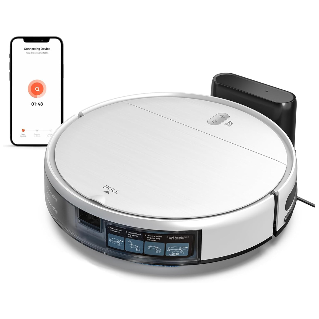 2-in-1 Robot Vacuum & Mop Combo