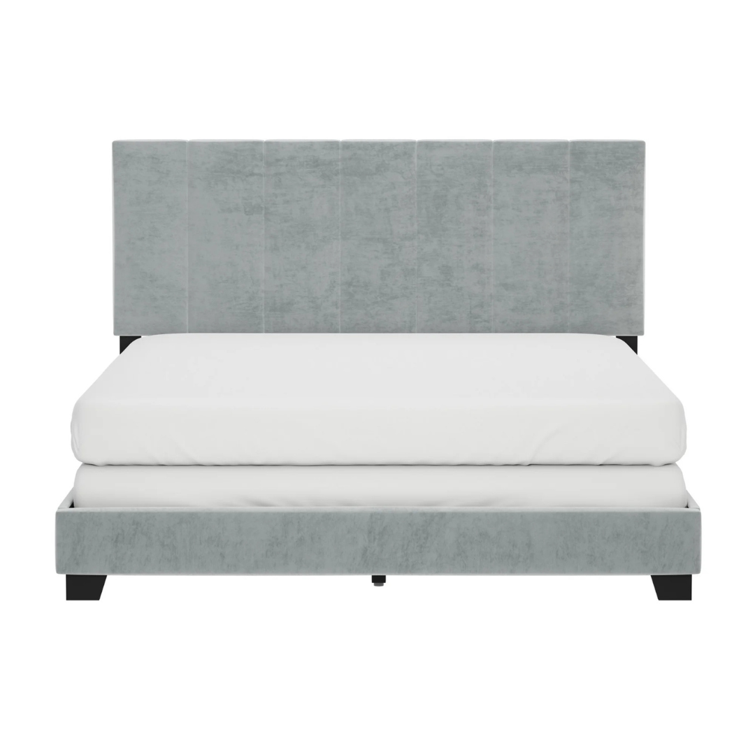 Hillsdale Living Essentials Reece Channel Stitched Upholstered Queen Bed