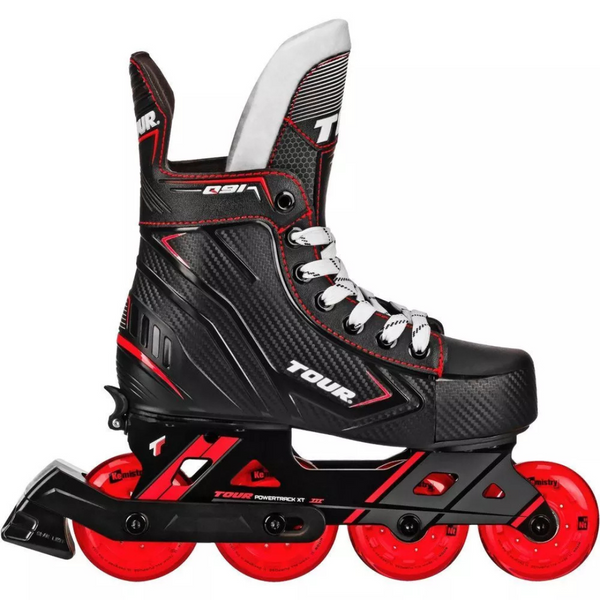 Tour Kids Adjustable Inline and Roller Hockey Skates