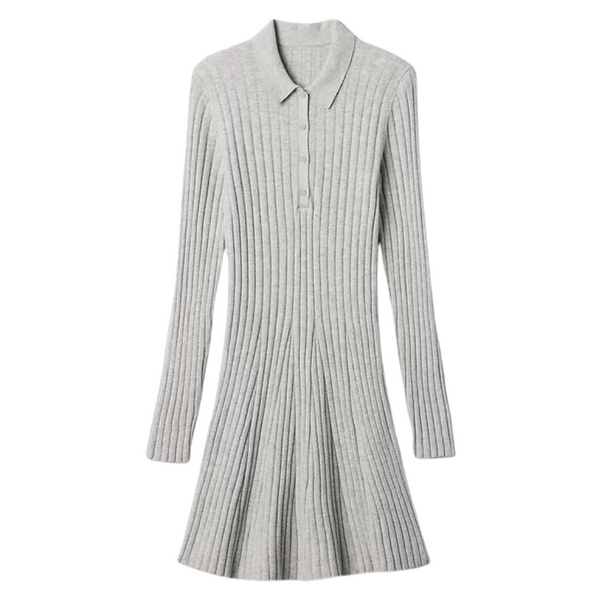 Gap Factory CashSoft Ribbed Polo Sweater Mini Dress