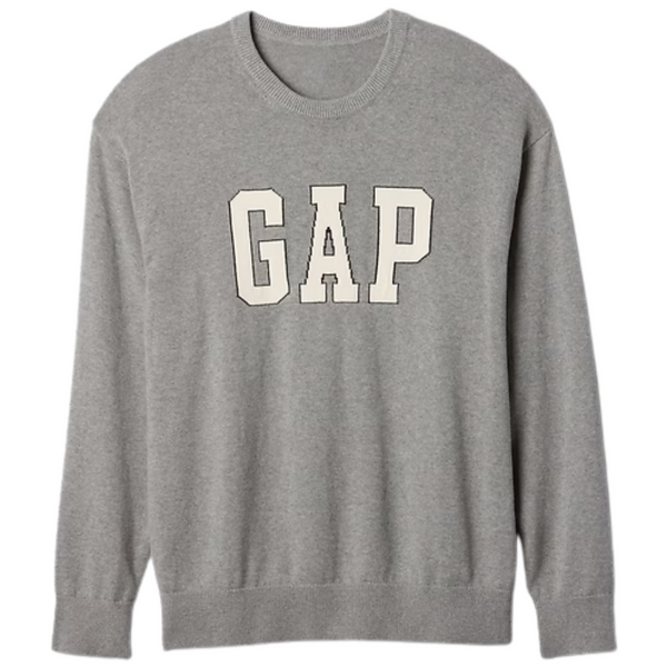 Gap Factory Relaxed Gap Logo Intarsia Sweater