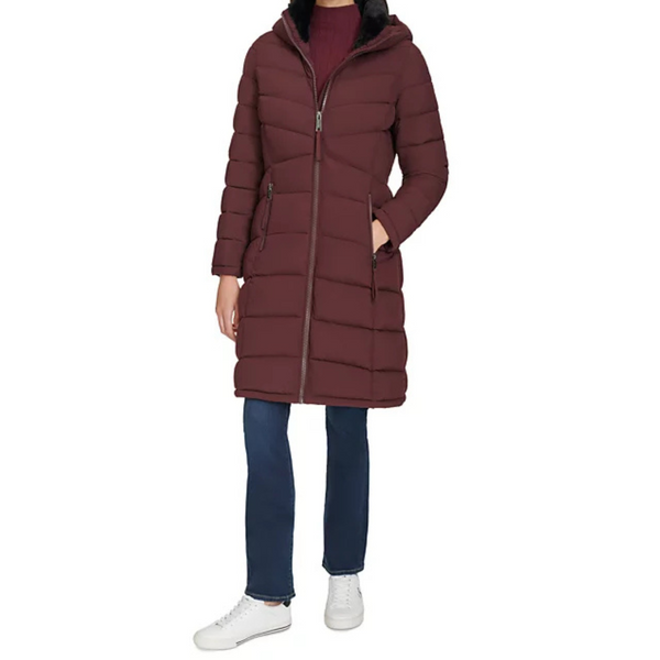 Calvin Klein Women's Hooded Puffer Coat