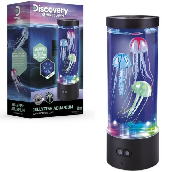 Discovery #Mindblown Jellyfish Aquarium Color-Morphing Lamp