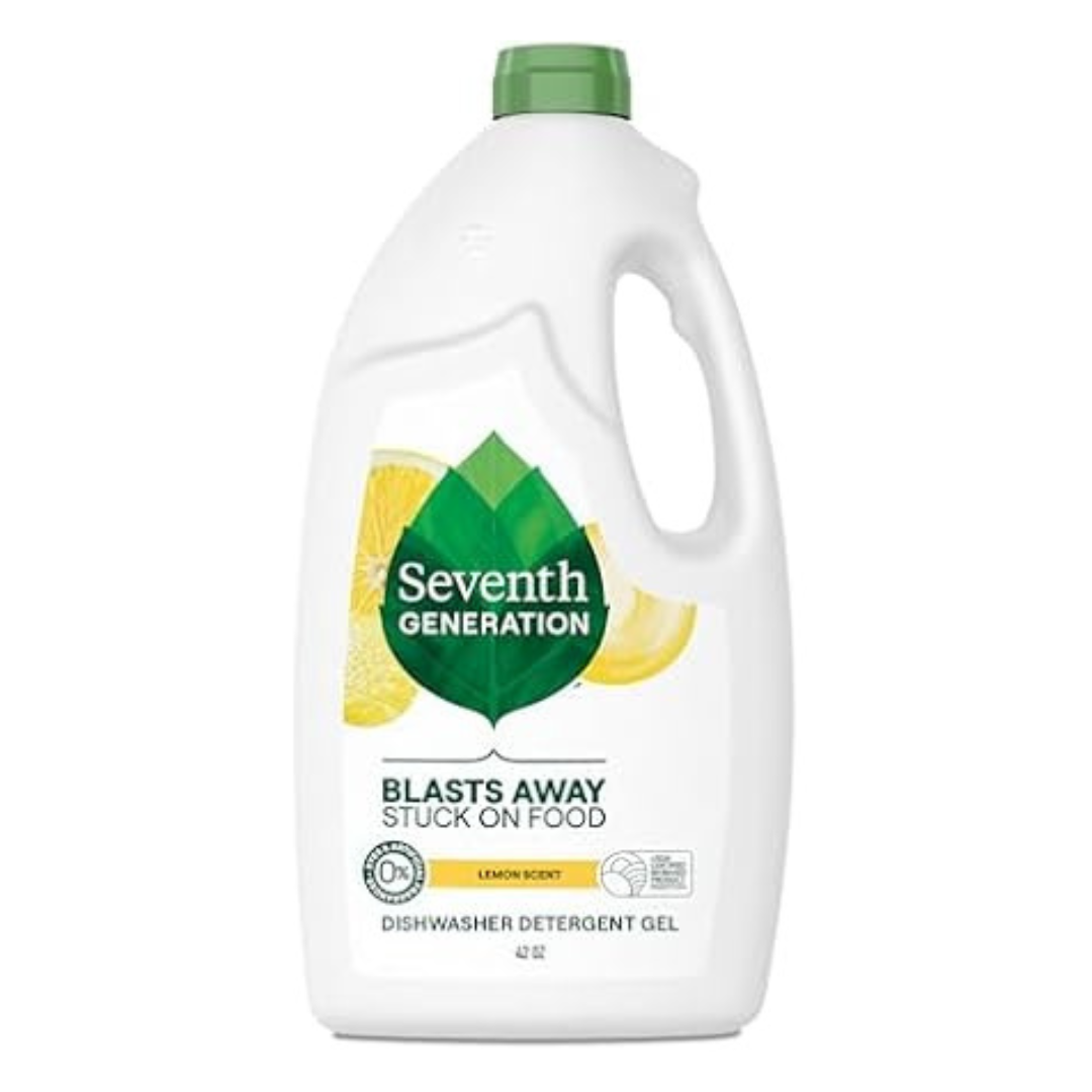 42 Oz Seventh Generation Lemon Scent Dishwasher Detergent Liquid Gel