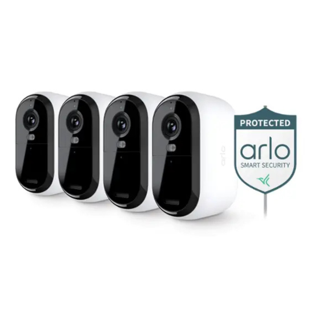 Arlo Essential 4-Camera Outdoor Wireless 2K Security Camera