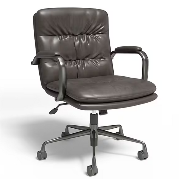 Staples Ellsworth Leather Swivel Manager Chair