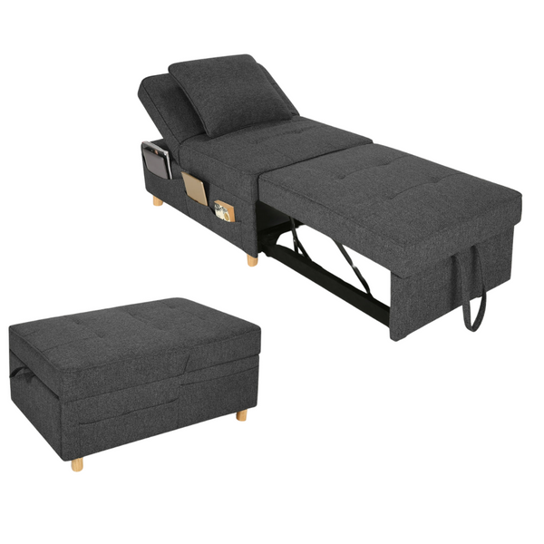 Funcid 3-In-1 Convertible Sleeper Sofa Bed Chair