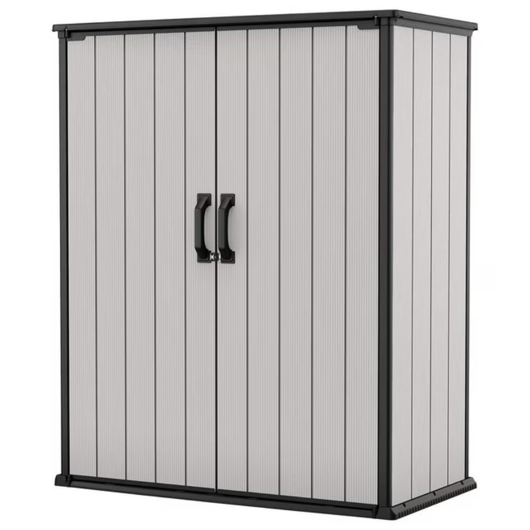 Keter Premier Tall 4.6 x 5.6 Ft. Resin Outdoor Storage Shed