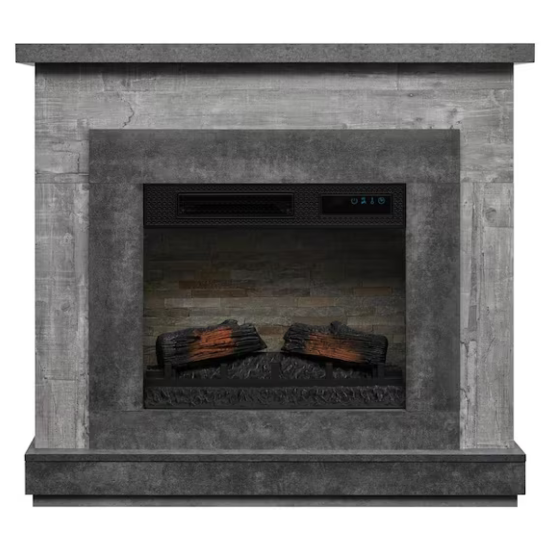 StyleWell Wildercliff 45" W Electric Fireplace Wall Mantel