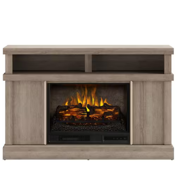 Scott Living Meyerson 48" Media Console Wooden Electric Fireplace