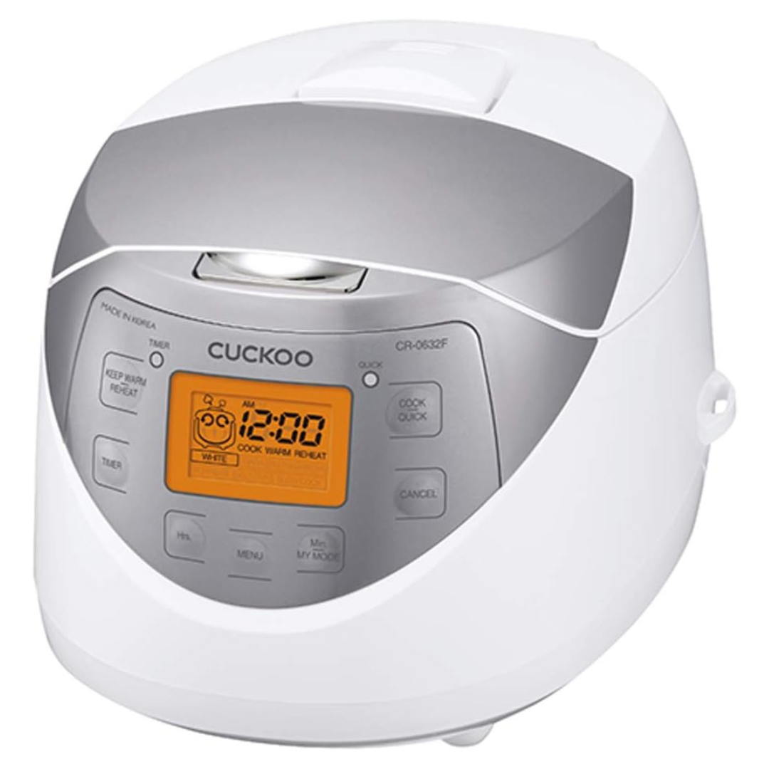 Cuckoo 6-Cup Uncooked Micom Rice Cooker And Warmer (CR-0632F)