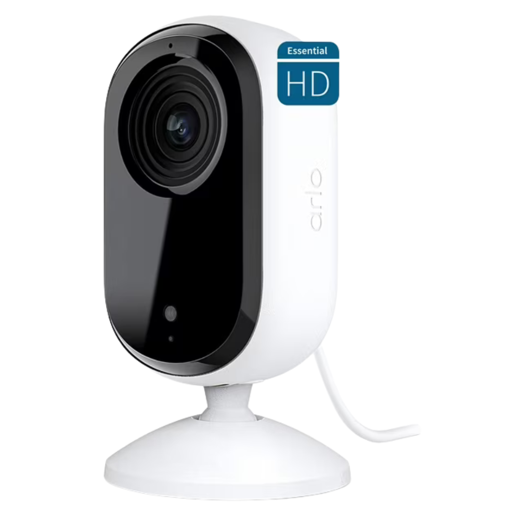 Arlo Essential Indoor Wired 1080p Security HD Camera (White)